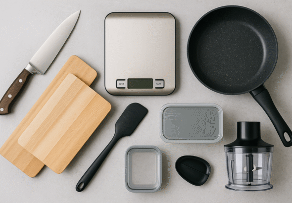 7 stykker køkkentilbehør der gør madlavningen lettere