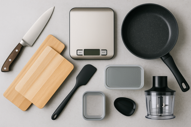 7 stykker køkkentilbehør der gør madlavningen lettere