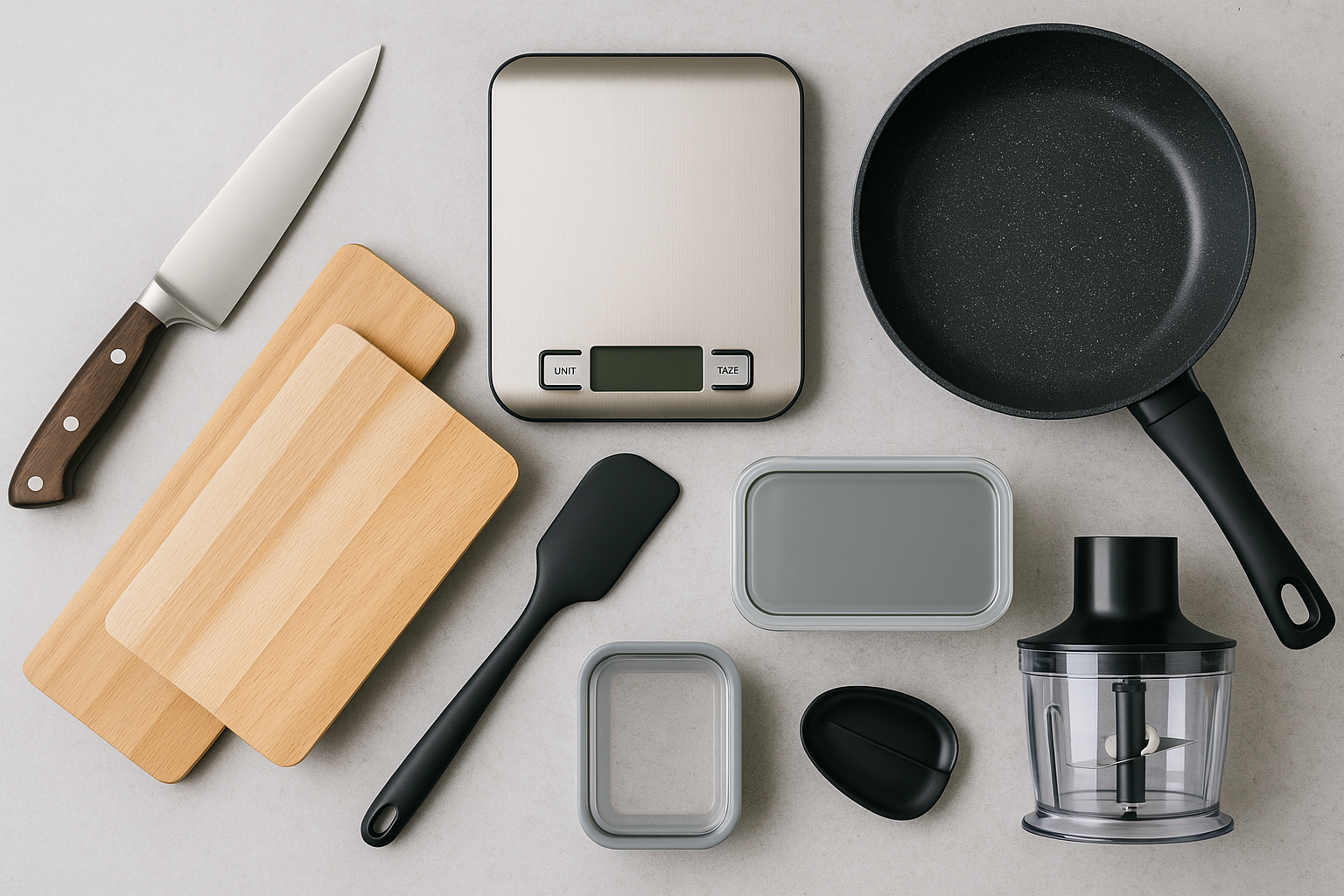 7 stykker køkkentilbehør der gør madlavningen lettere